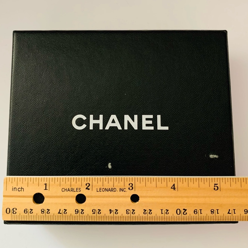 Authentic CHANEL Boutique Box Black w/ Original Cloth Gift Storage Display - Picture 5 of 7